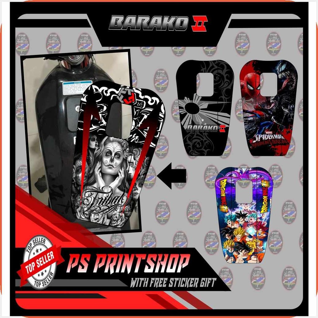 Barako'X kawasaki)J>Top)QJ>Tank(Wj=sticker(tA=decals(MQ=durable ang ...