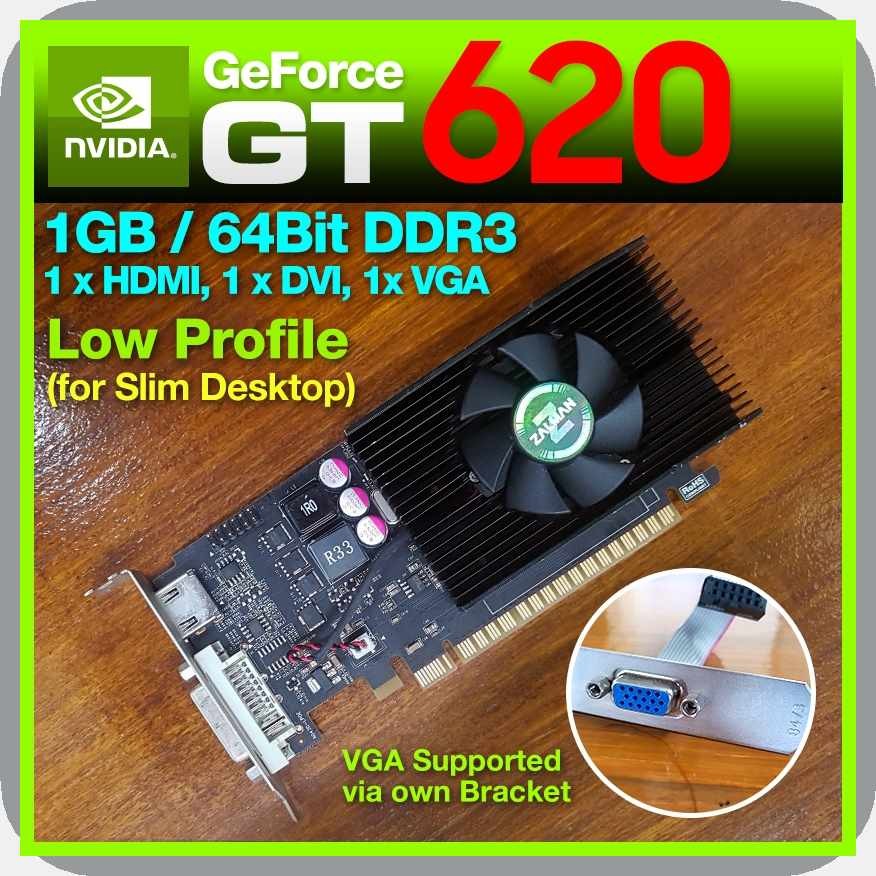 GT620/F{1GB[NE,Video!xp,Card!me,DDR3!VV,64bit!Vz,Low!k,Profile!S,GPU ...