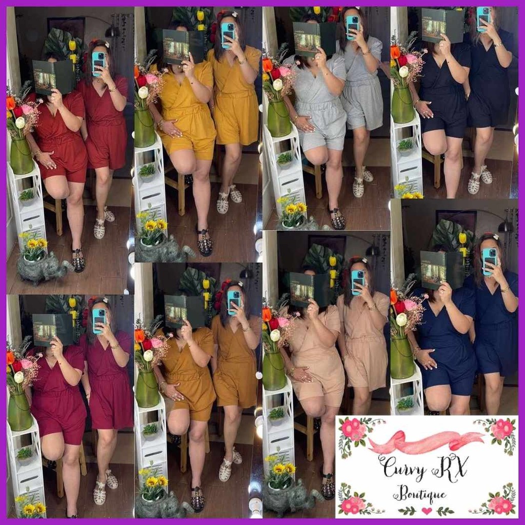 Plus_gV,Size,g/Camille?l*Overlap~G*Romper~vs*(XL-3XL) | Shopee Philippines