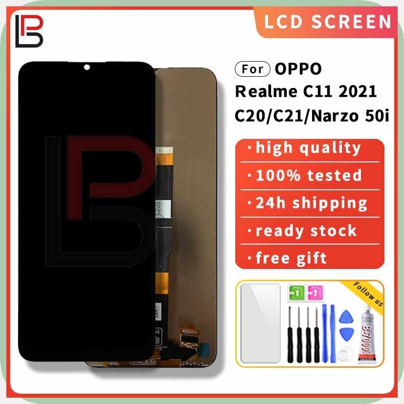 26003 - ECRAN LCD POUR REALME C11 RMX3231 / C20RMX3061 / C20A RMX3063 / C21 RMX3201 NOIR - Compatibile