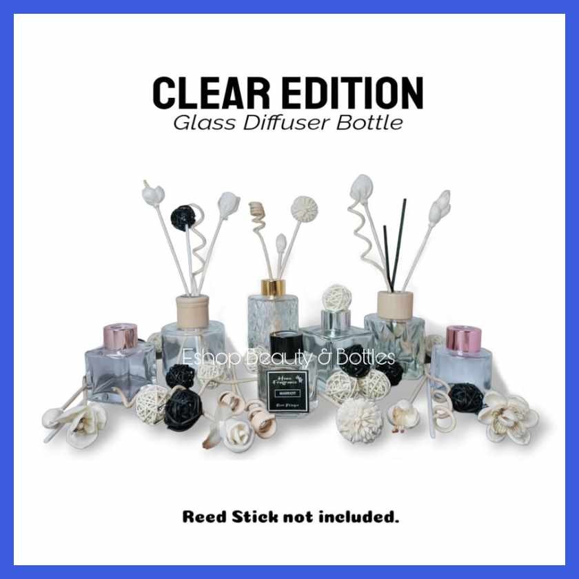 SQUARE{ra$Clear{JI/Glass~yX?Diffuser*Qu?Bottle | Shopee Philippines