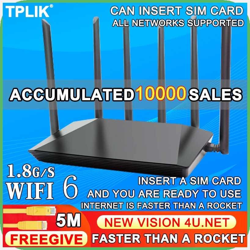 Ultra@E>iF`4G+B@j@UY@oZ@uN@zF internet speed router wifi sim 6 Antennas ...