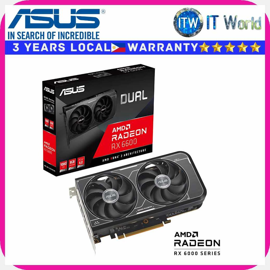 asus rx 6600 - Best Prices and Online Promos - Oct 2026 | Shopee ...