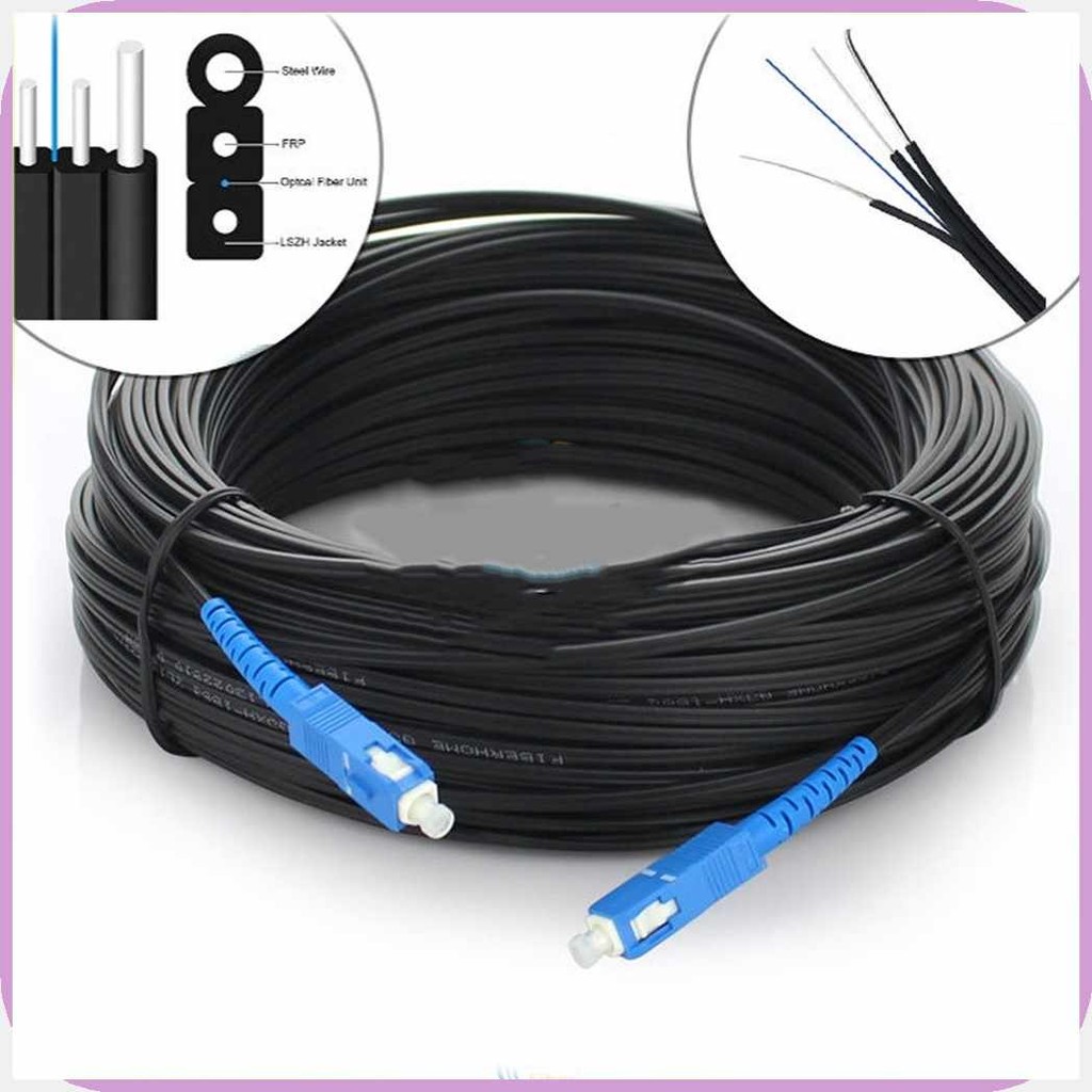 Fiber^VC|Optic(t;Cable@E+Outdoor!m,q+Z+c+FTTH!y,GJYXCH-1B-SC-SC SC/UPC ...