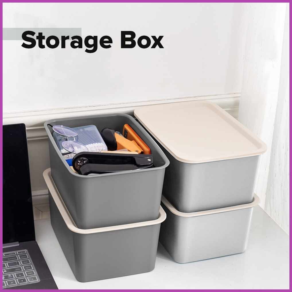 Home}XbCloset}bI!Storage`cF;Box&with&Lid&Multifunctional&Stackable&u