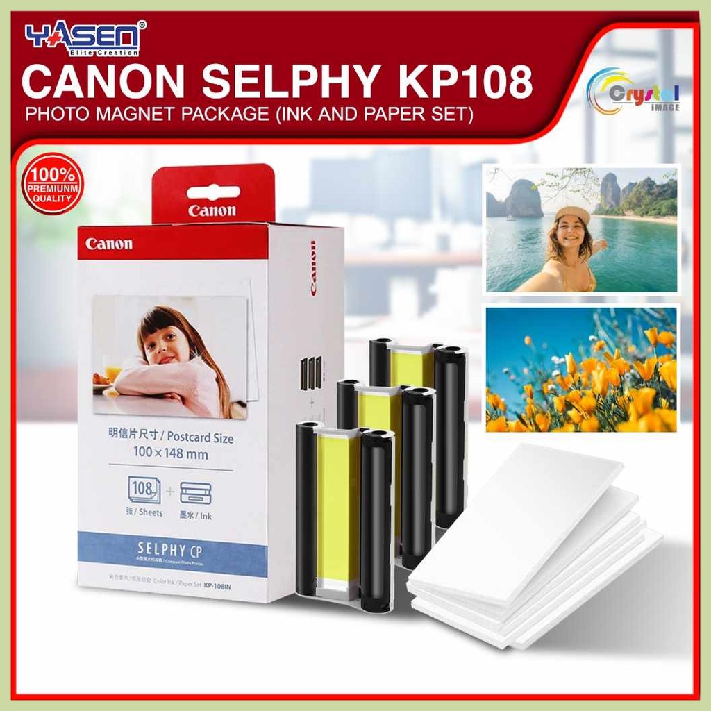 KP108{BDCanon^R&Selphy!D[Ink,v[and,p[Paper,Nk[Set,rD[100-Zox 148mm (4 x ...