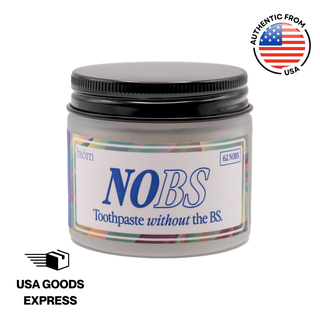 Biom Nobs Toothpaste without the BS, Classic Mint (62 Nobs) | Shopee ...