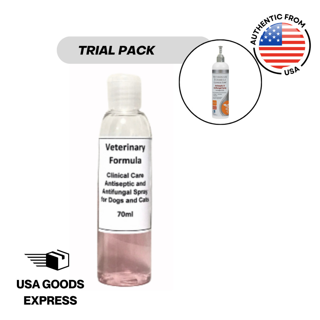 Trial Size Veterinary Formula Antiseptic and Antifungal Spray for Pets ...