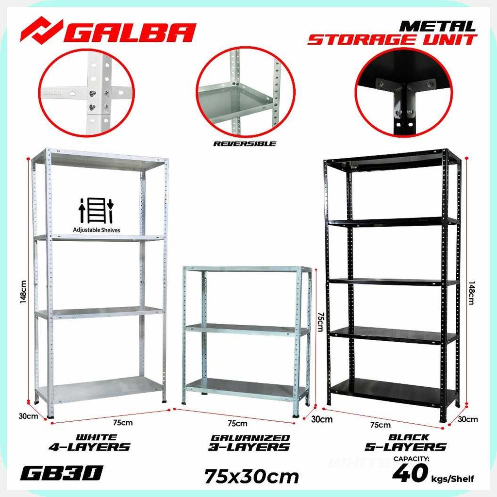 GALBA=x[Galvanized&K}Storage#Ja]Shelves/fn^3,4,5/XX^Layers/kB ...