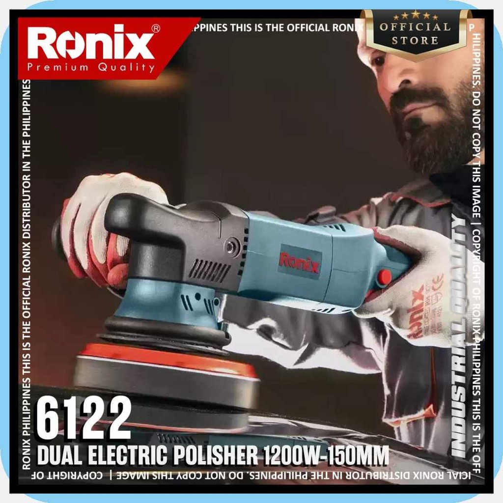 Ronix~SH_6122[rq>Dual]M.Action#g.Polisher#x.6#bz.1200W#pP.150mm#rV ...