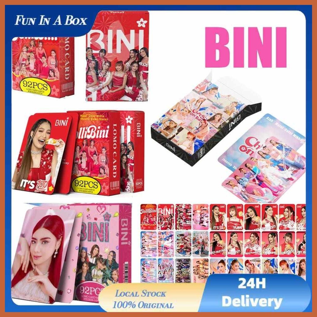 BINI[BS&LomoRL|Cards(r=55/96/30/124pcs/box(oY=BINI(Ag=Photocards(Zm ...