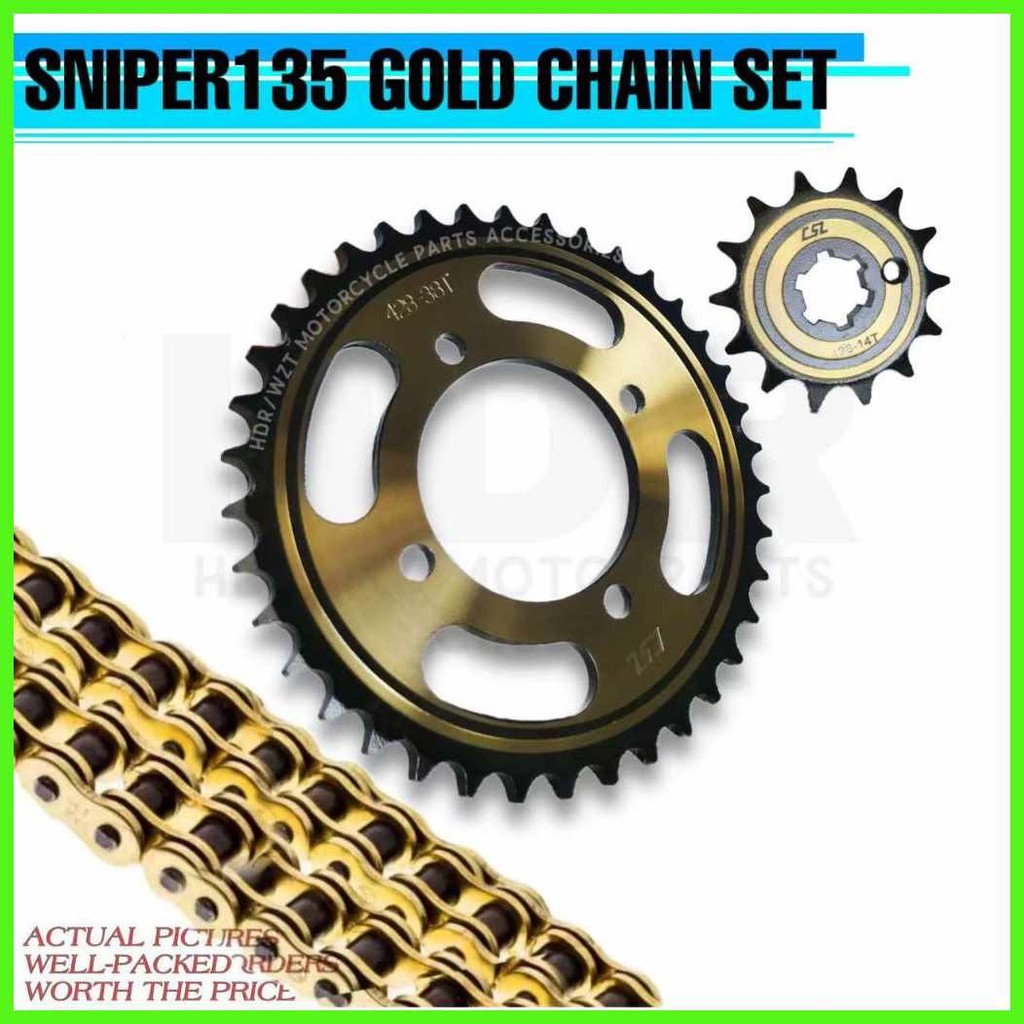CSL#H%GOLD$d'CHAIN-hANDhSPROCKETZSET]WvFORgHYAMAHAouSNIPER 135 ...