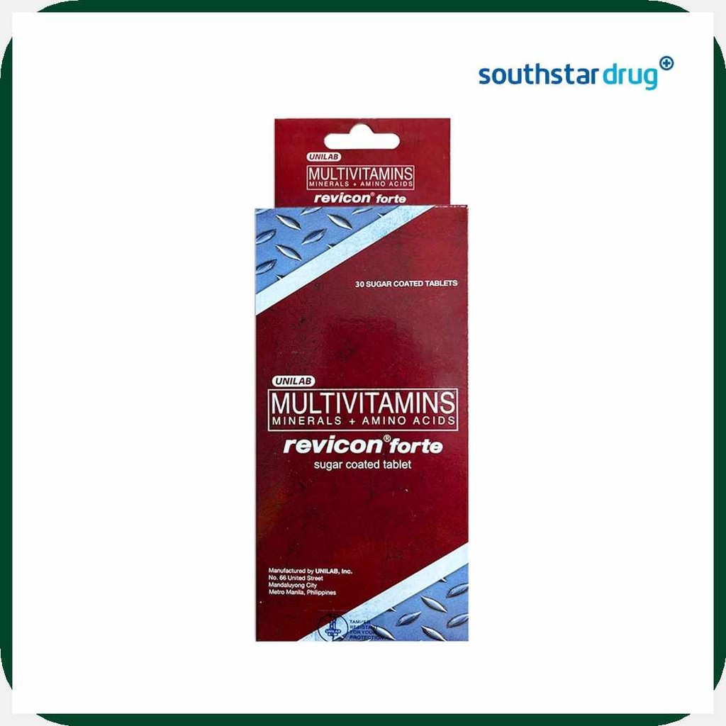 Revicon{rD+Forte>Hs^Sugar/c^Coated/k^Tablet:s_-:Bj^30s | Shopee Philippines
