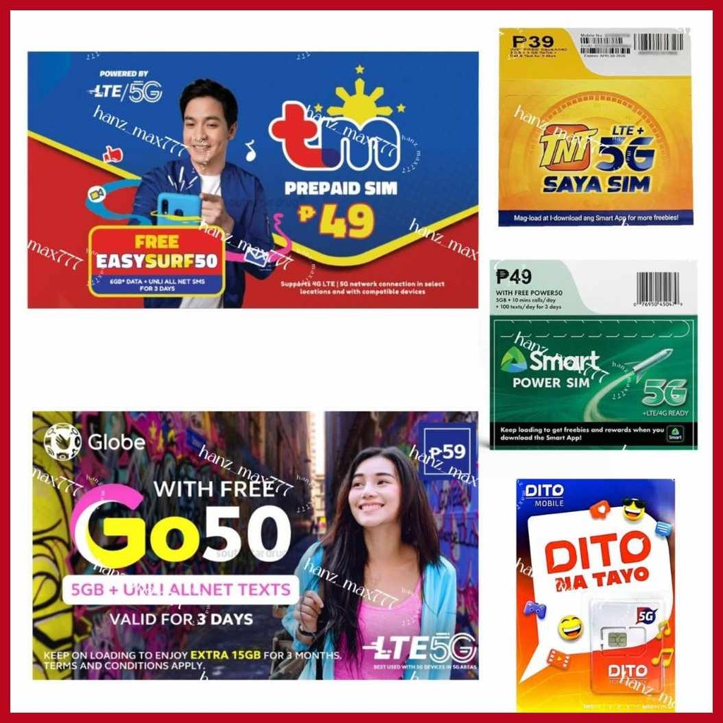 Smart[v=5G'DB*TNT:R%5G^n$TM^l$5G_o%Globe_D%5G_D%Dito 5G Upgrade Sim ...