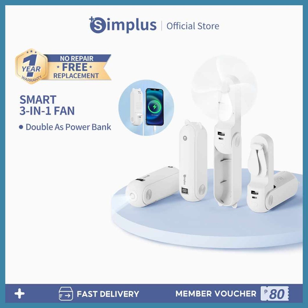 Simplus[bFan^C&Rechargeable!j[Portable,N[Handheld,J[(Multi-function ...