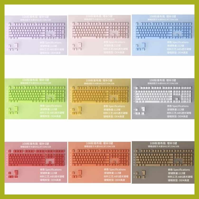 104%MKeys]B)Keycaps>pz}Mechanical=l|Keyboard | Shopee Philippines