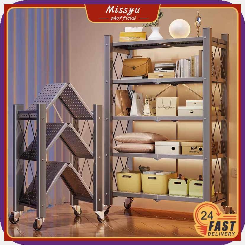 3-5,N*Layer@p|Folding#g]Racks/M^Kitchen/d^Metal/z^Rack/e^Shelves/a^With ...