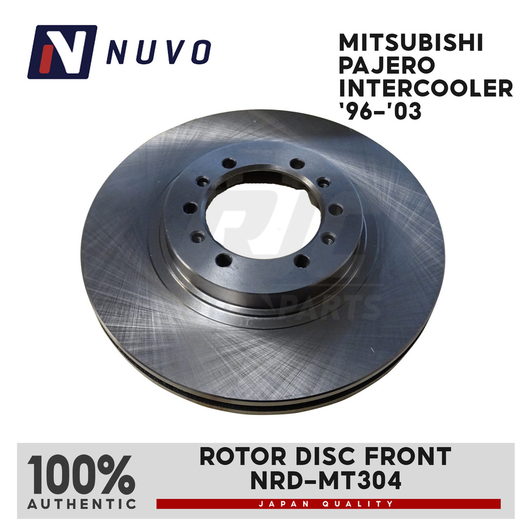 NUVO ROTOR DISC MITSUBISHI PAJERO INTERCOOLER 1996-2003 FRONT NRD-MT304 ...