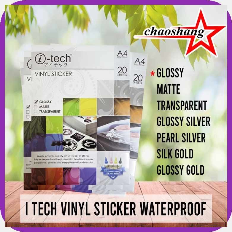 I-TECH)VX.VINYL|Eh@STICKER`q;%a:(GLOSSY,MATTE,TRANSPARENT) | Shopee ...