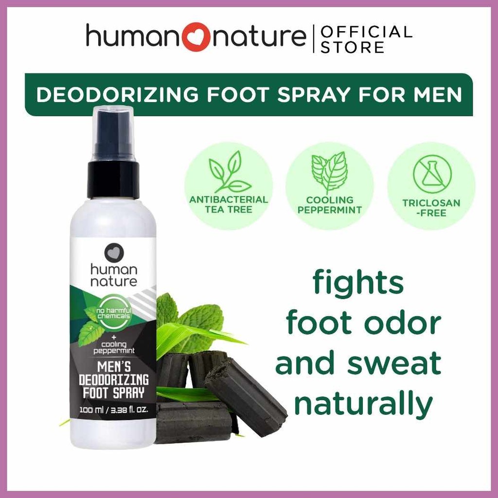 Human#o*Nature#i@Deodorizing&eO`Foot;J`Spray:g_for:V_Men:C_100ml;x`(No ...