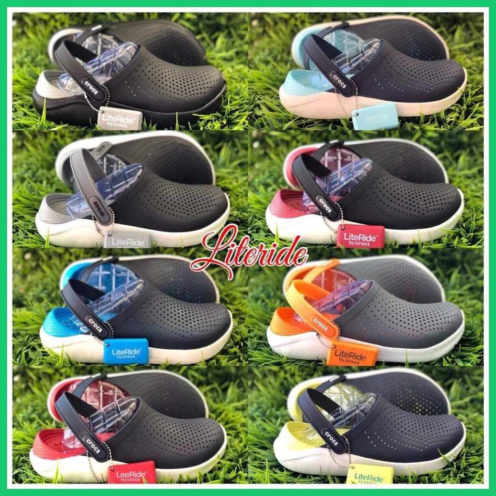 Crocs`l%Rubber[Rl;Literide`ZT&Clogs`Hp&for`La&Men{oT'(sizes{bw'40-45 ...