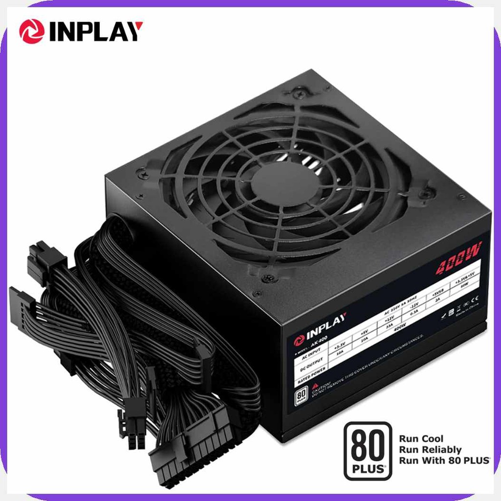 Inplay>LI)ATX+Hh]Power=Wy(Supply|e)400W}G)80}l)Plus}q)Long}I)Wire PSU ...