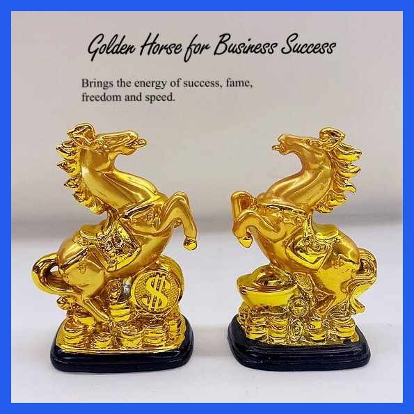 FengO-Shui/n{Decor[a,Goldenz-Horsel-LuckyE-Charmtd-Horsebn-Success ...