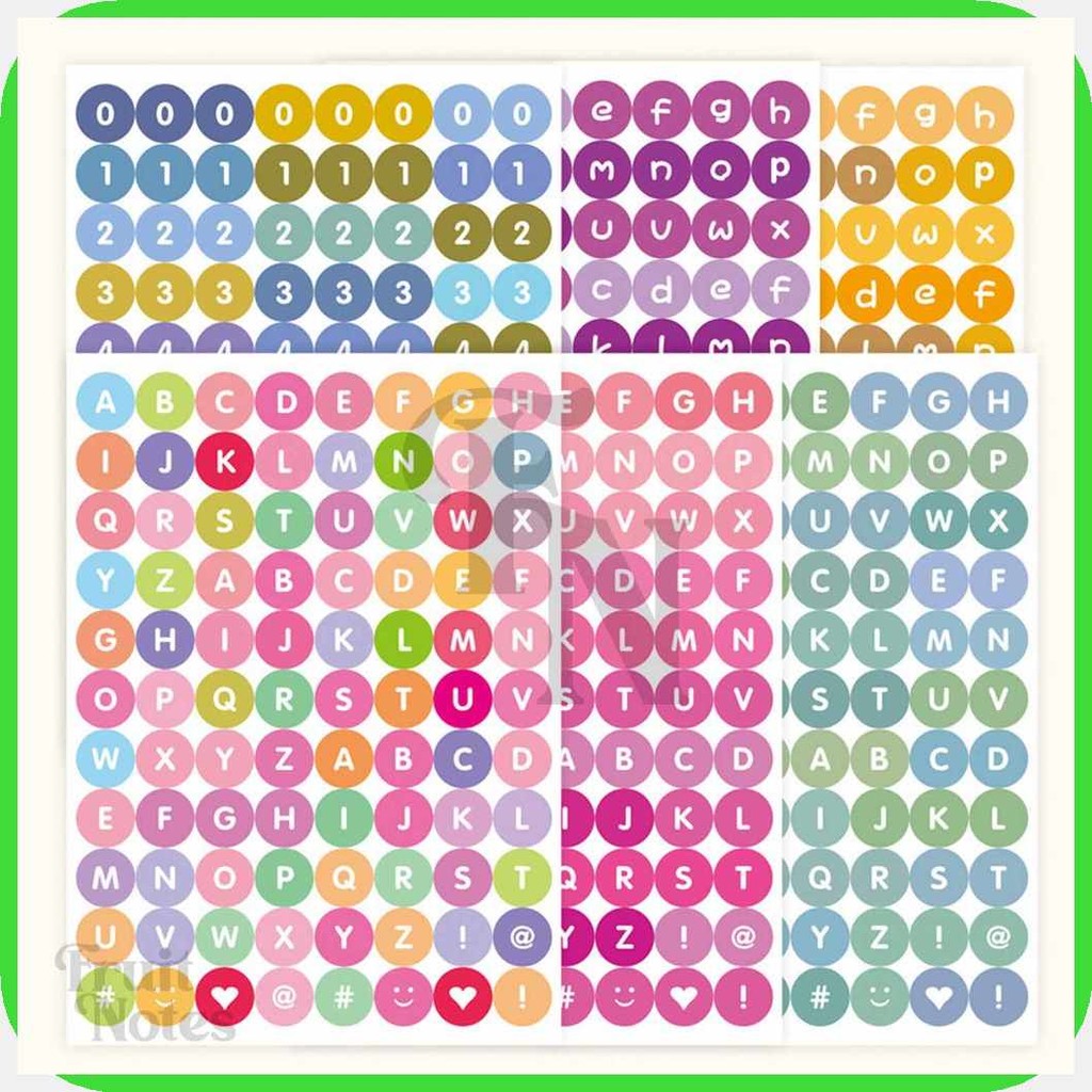 ST010UQ?Alphabet/Numerical_w:Decorative%a:Journaling%w:Stickers%eL ...