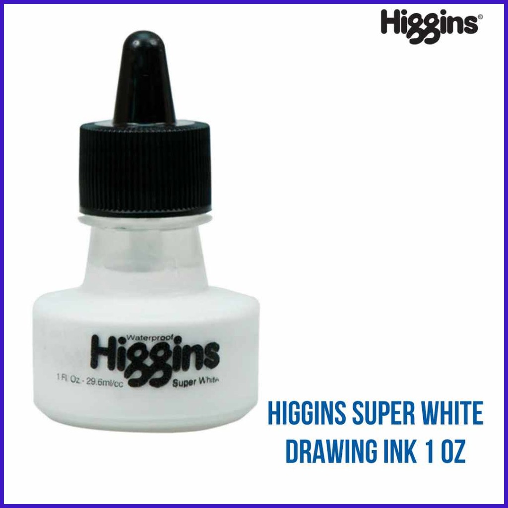 Higgins~f!Super!N$White)cB}Pigment-Based>FZ}Drawing>Sr}Ink>JQ}1oz ...