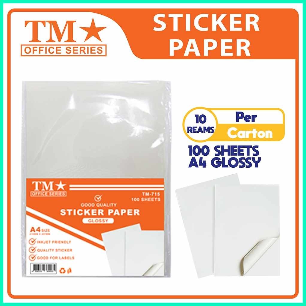 TM:mY!10}rv}reams}Pe)Sticker}wq)Paper}bw)100's | Shopee Philippines