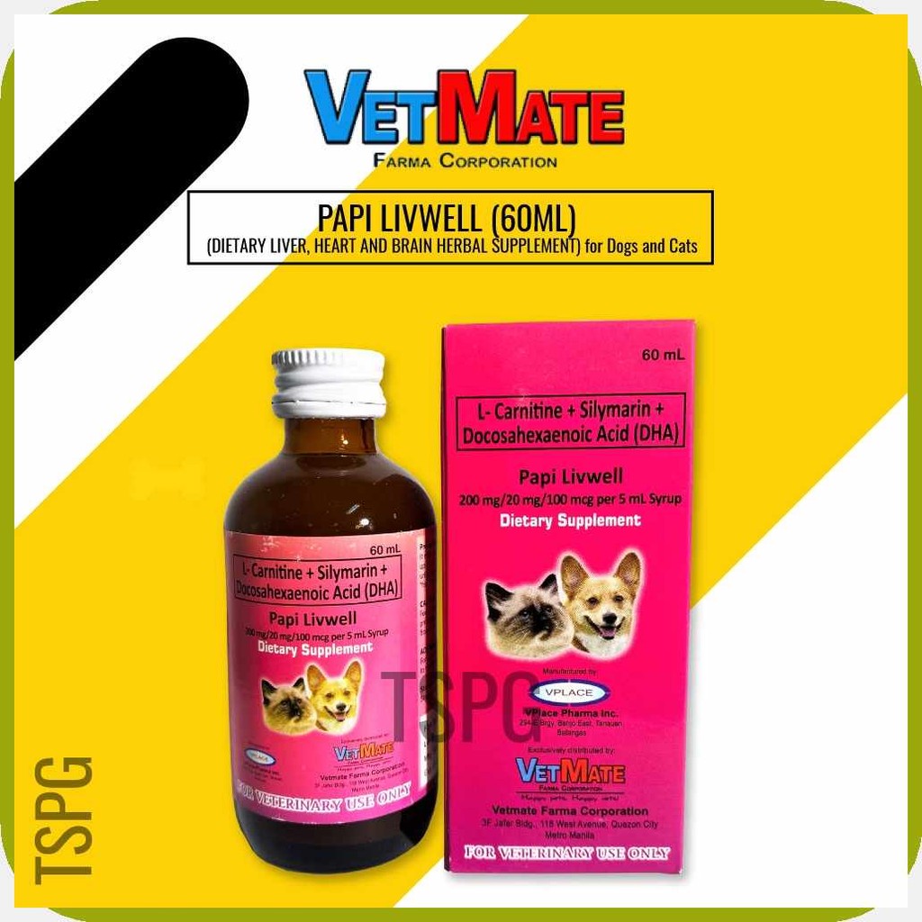 Papi$Kh-Livwell`J&bU&60mL`sW&(Dietary`Iv&Liver,`Cv&Heart`Ub&and`EH ...