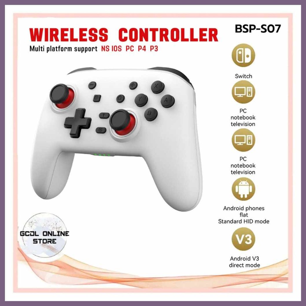 S07)lS#Wireless_y(Gaming#Y]Controller.Z]For.B]Switch.U]Console ...