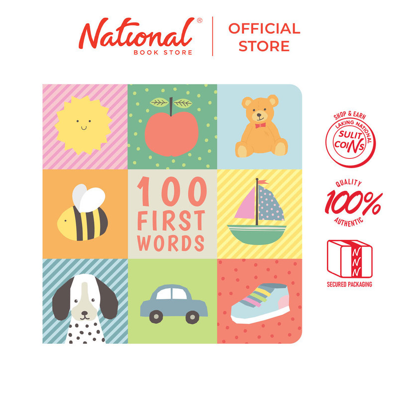 Padded Learning Book 100 First Words Board Book - Word Books | Shopee ...