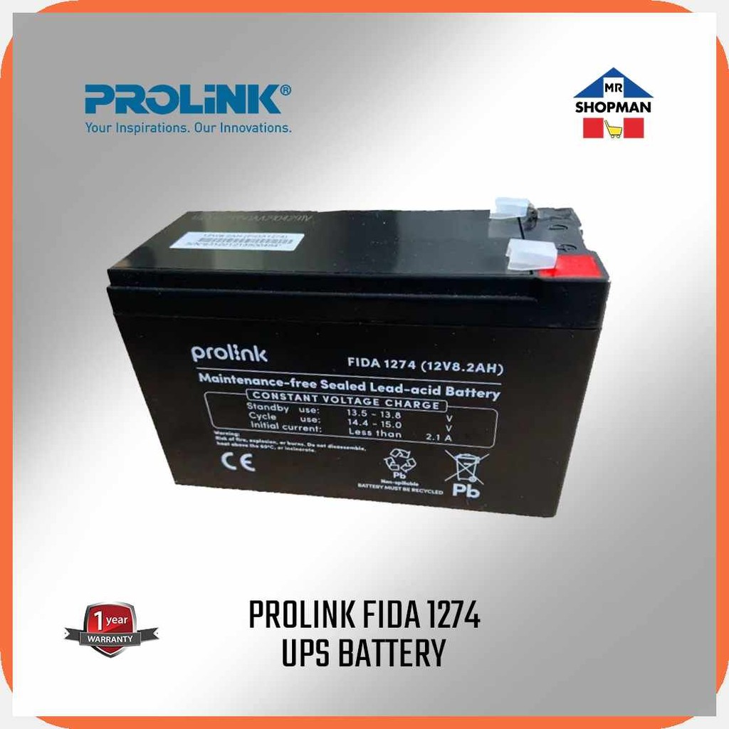 Prolink+Hq)Battery:gI=Replacement-iKUPSLM8.2AHqk/X10AHSFIDAb1274 ...
