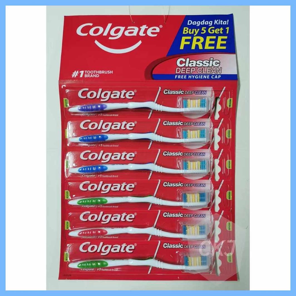 Colgate:R`Classic?Ui/Deep$o/Clean$O/Toothbrush$S/(Medium)$IV/BUY$YL/5 ...