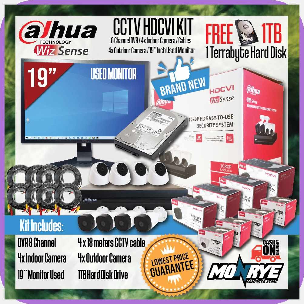 CCTV'j(HDCVI]Ti@KIT`FJ;DAHUA&Complete&Set&/&BRAND&NEW DVR 8 Channel ...