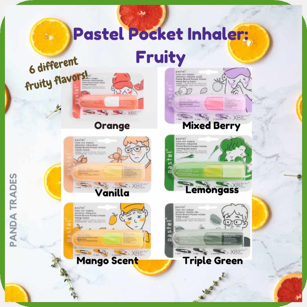 PastelAR$Fruity;H+u@Pocket+F@2+i@in+X@1+t[Inhaler | Shopee Philippines