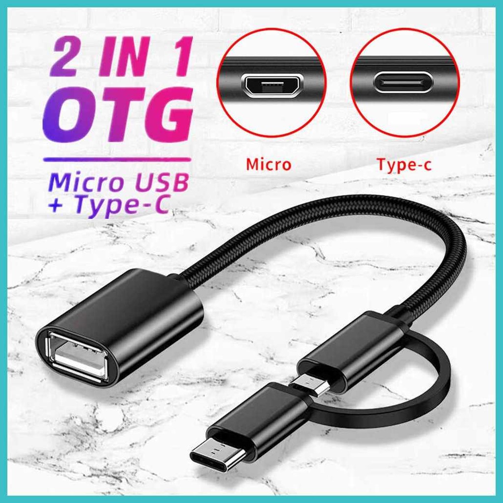 2L:ini_1?ME*USB~uF*OTG~ng*Cable~md*Adapter~wi*to~P*Micro USB+Type-C ...