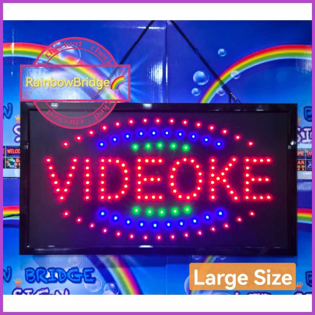 VIDEOKE'i?- RAINBOW/Vz$BRIDGE^Cu$LED^JC$SIGNAGE^D$(New^q$-^p$Small ...