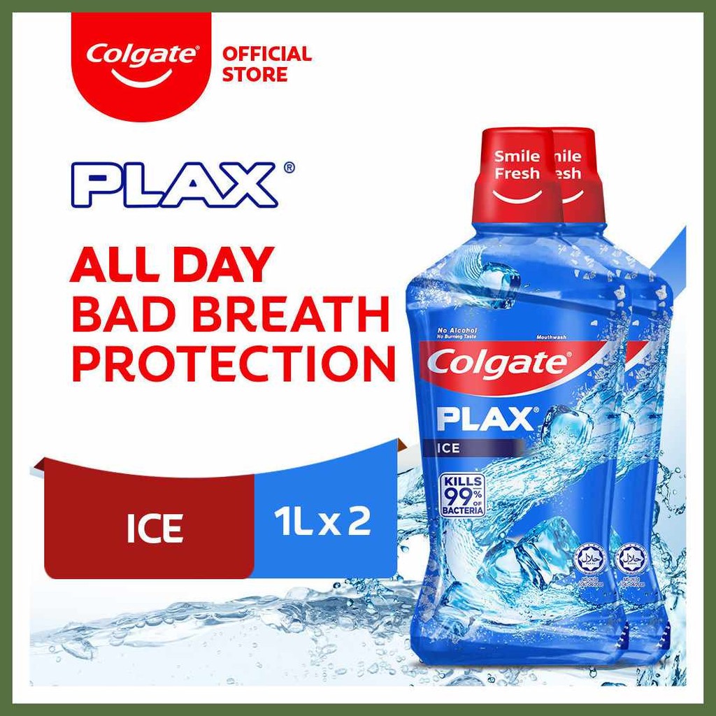 Colgate%Sp~Plax(z:Antibacterial+i@X@Mouthwash+R@Ice,+u@No-Alcohol,+a ...