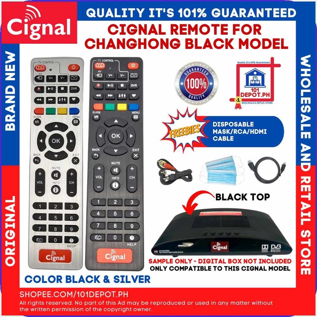 ORIG]zG:Cignal;dN!Remote,R[Changhong,g[BLACK,E[HD,s[Compatible,r[,m ...