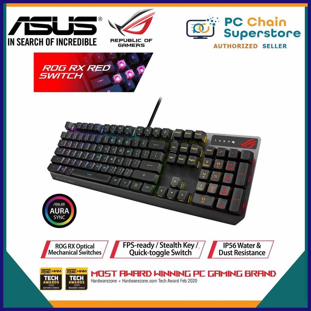 ASUS}Kk&A+ROG@B+Strix!N,I+Scope!AO,RX!eN,RED!vw,Switch Mechanical ...