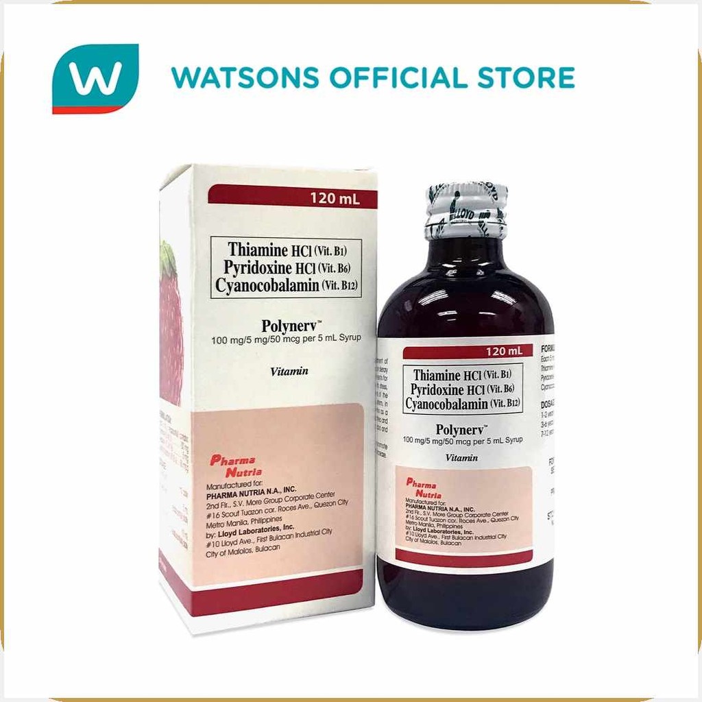 POLYNERV*V{Syrup,c!120mL | Shopee Philippines