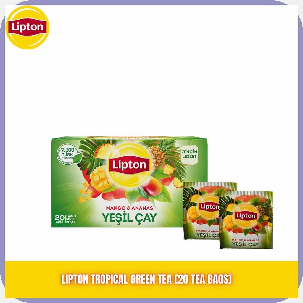Lipton:cM[Tropical{DN^Green~V?Tea*H?20s*m?Bags*ga>[Best)Re>Before)EJ>20 ...