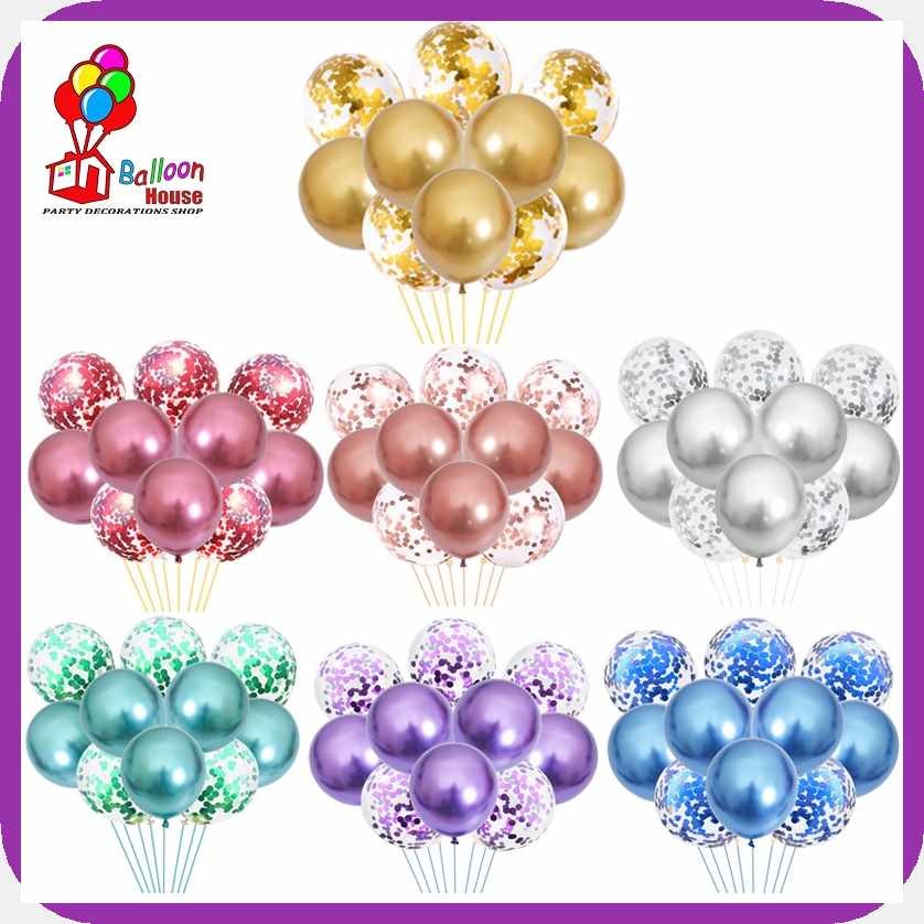 balloona[k}house#E]10pcs/Set.t]Confetti/P^Sequin/D^balloon/K^set/h ...