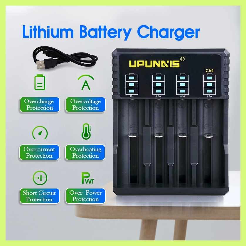 Lithium?cy|Battery@KD@Z@t@k@C@T NR@Charger 4 Slots Battery Charger 5V ...