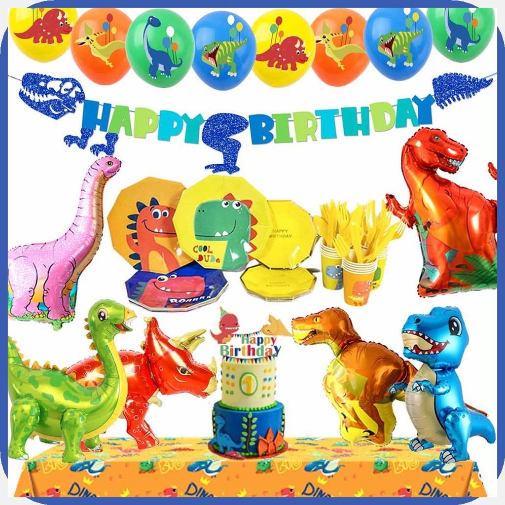 Dinosaur|k+Theme*dH:Birthday%B:Party%Qo:Decorations%vp:Balloons%fb:T%am ...