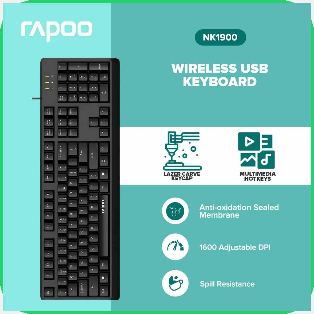 Rapoo,B%NK1900|lY=Wired>ee}Keyboard>cP}Entry>VV}level>zm}Spill ...