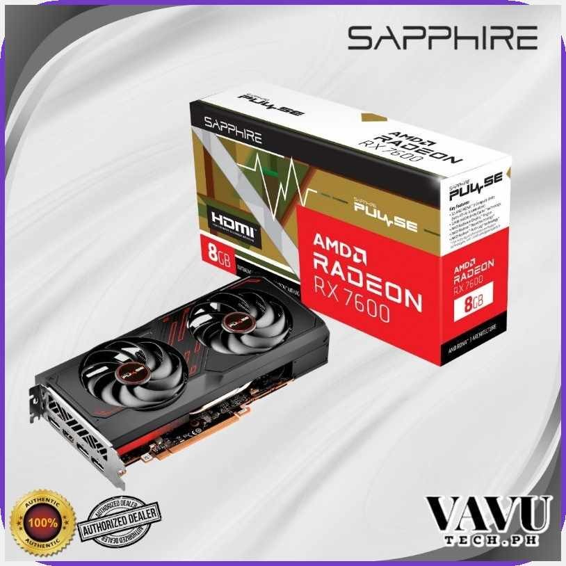 Sapphire[tZ*Pulse^rS/RX$Rz/7600$uH/Gaming$fs/OC$Sy/8GB$AB/GDDR6$z/Video ...
