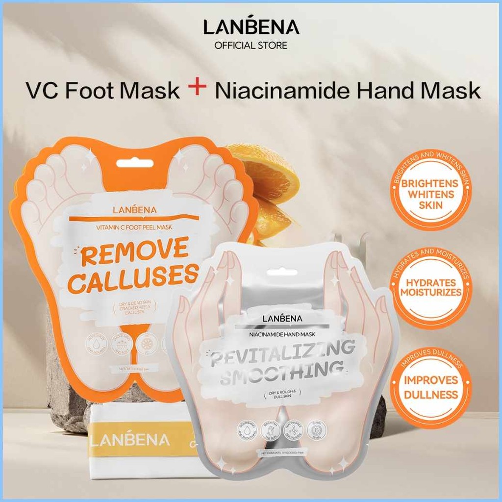 LANBENA~S'Foot^pG{Mask[z,Exfoliating!e,Dead!S,Skin!p,Foot!t,Care!k ...